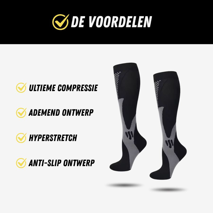 Compressie Sokken - Premium Steunkousen